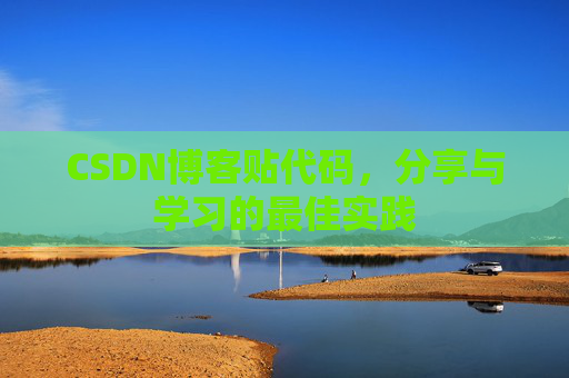 CSDN博客贴代码,分享与学习的最佳实践